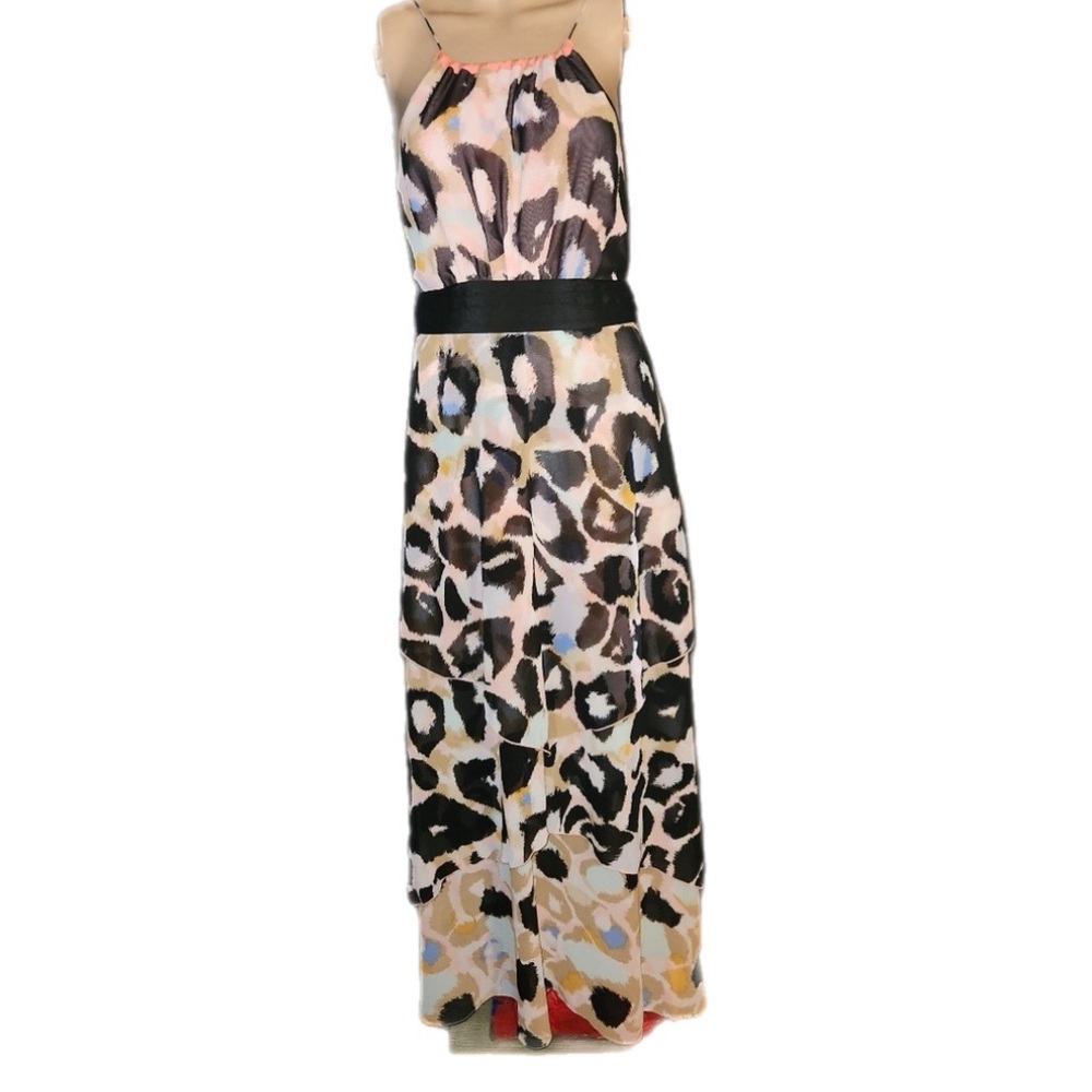 Macy's Matthew Williamson Multicolored  Sleeveless Maxi Sundress Size 4
